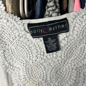Polly & Esther White bodysuit